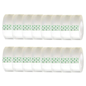 Transparent Tape - 16 Pack Gift Wrap Tape for Presents, Clear Tape Refills for Dispenser Transparent Tape - 16 Pack Gift Wrap Tape for Presents, Clear Tape Refills for Dispenser