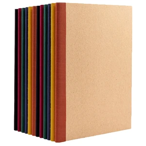 12-Pack Composition Notebook Journals, 120 Pages, Kraft Cover with Jewel Tone Spines, College Ruled Lined Paper, Small Size (8 in x 5.75 in) for Home, Office or School Supplies 12-Pack Composition Notebook Journals, 120 Pages, Kraft Cover with Jewel Tone Spines, College Ruled Lined Paper, Small Size (8 in x 5.75 in) for Home, Office or School Supplies