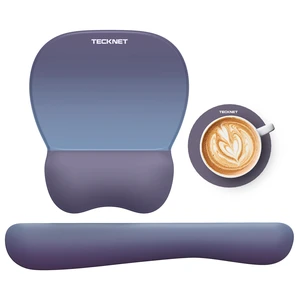 Gel Ergonomic Mouse Pad & Keyboard Wrist Rest & Coaster 3 in 1 Set, Pain Relief, Milk Silk Cloth, Non-Slip PU Base, Easy Typing, Memory Foam Wrist Support for Office & Home Gel Ergonomic Mouse Pad & Keyboard Wrist Rest & Coaster 3 in 1 Set, Pain Relief, Milk Silk Cloth, Non-Slip PU Base, Easy Typing, Memory Foam Wrist Support for Office & Home