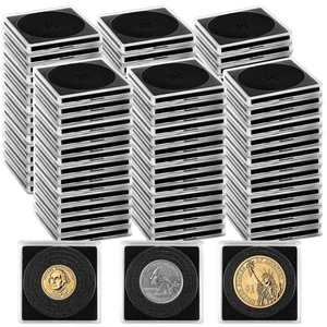 160 Pcs Adjustable Acrylic Coin Holder, Coin Collection Cases with Sponges, Coin Snap Holder, Silver Dollar Protection Cases for Collectors, Coin Dollar Collection Supplies(20mm-40mm) 160 Pcs Adjustable Acrylic Coin Holder, Coin Collection Cases with Sponges, Coin Snap Holder, Silver Dollar Protection Cases for Collectors, Coin Dollar Collection Supplies(20mm-40mm)