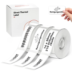 D110/D11/D101 Labels, 0.55"×1.18"(14×30mm), 195 Labels/Roll, White 3 Rolls of Self-Adhesive Labeling Tape Replacement, Waterproof Thermal Label Refills for Home Office School Organization D110/D11/D101 Labels, 0.55"×1.18"(14×30mm), 195 Labels/Roll, White 3 Rolls of Self-Adhesive Labeling Tape Replacement, Waterproof Thermal Label Refills for Home Office School Organization