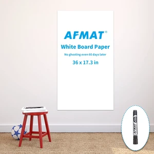 WS40 Whiteboard Sticker, 17.3" x 36" Dry Erase Wallpaper, Peel and Stick White Board for Wall, Stain-Proof Whiteboard Contact Paper Roll, Dry Erase Board Stick on for Office/Classroom, 1 Marker WS40 Whiteboard Sticker, 17.3" x 36" Dry Erase Wallpaper, Peel and Stick White Board for Wall, Stain-Proof Whiteboard Contact Paper Roll, Dry Erase Board Stick on for Office/Classroom, 1 Marker