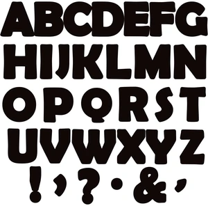 300 PCS Large 7" Font Letters and Punctuation Set, Black Classroom Alphabet Cutout for Bulletin Board Display Home School, A Great Helper to Inspire Students' Learning Interest 300 PCS Large 7" Font Letters and Punctuation Set, Black Classroom Alphabet Cutout for Bulletin Board Display Home School, A Great Helper to Inspire Students' Learning Interest