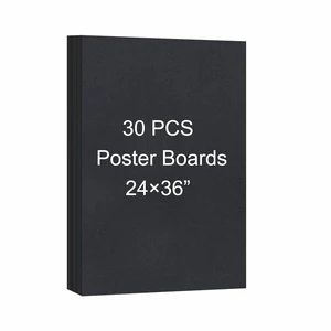 24×36 Large Poster Board 30pcs Black Poster Paper Poster Board Bulk suitable for DIY, Crafts, Signs Project Presentations, Drawing and School Supplies,250GSM Thickness Blank Posterboard 24×36 Large Poster Board 30pcs Black Poster Paper Poster Board Bulk suitable for DIY, Crafts, Signs Project Presentations, Drawing and School Supplies,250GSM Thickness Blank Posterboard