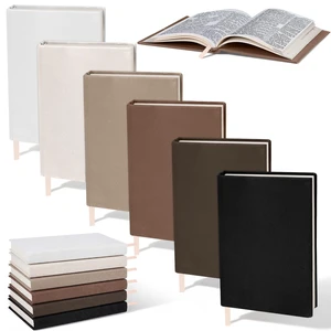6 Pack Stretchable Book Covers 6-9 Inch Colored Fabric Reusable Book Protector Sleeve for Hardcovers Textbook Protection Supplies(Brown) 6 Pack Stretchable Book Covers 6-9 Inch Colored Fabric Reusable Book Protector Sleeve for Hardcovers Textbook Protection Supplies(Brown)