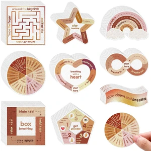 72 Pcs Anxiety Sensory Breathing Stickers,Boho Color Adults Fidget Mindfulness 9 Styles Calm down Items mental health stickers Anxiety Relief Breathing Exercises 72 Pcs Anxiety Sensory Breathing Stickers,Boho Color Adults Fidget Mindfulness 9 Styles Calm down Items mental health stickers Anxiety Relief Breathing Exercises
