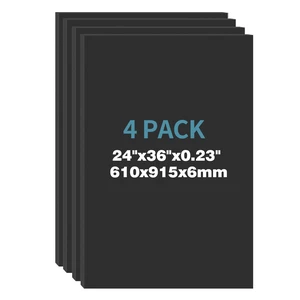 4 Pack Foam Board 24"x36", 0.23 Inch Thickness Black Poster Board, Double-Sided Acid-Free Foam Core Board, Large Lightweight Polystyrene Mat Board for Painting, Display, Craft & School Projects 4 Pack Foam Board 24"x36", 0.23 Inch Thickness Black Poster Board, Double-Sided Acid-Free Foam Core Board, Large Lightweight Polystyrene Mat Board for Painting, Display, Craft & School Projects