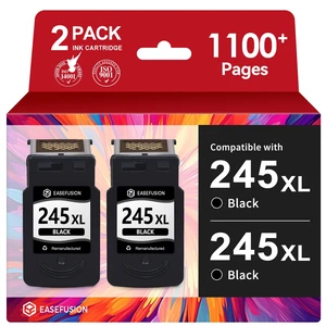 245XL Ink Cartridges Replacement for Canon 245XL Black Ink PG-245XL PG245XL PG-245, Work with PIXMA MG2522 MX490 TR4520 TS202 TR4522 TS3122 TR4500 TS3300 Printer (2Pack) 245XL Ink Cartridges Replacement for Canon 245XL Black Ink PG-245XL PG245XL PG-245, Work with PIXMA MG2522 MX490 TR4520 TS202 TR4522 TS3122 TR4500 TS3300 Printer (2Pack)