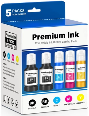 Compatible for T502 Ink Refill Bottles for Eco Tank ET-4850 ET-2850 ET-3850 ET-3760 ET-2760 ET-4760 ET-15000 ET-3950 ET-3830 ET-2980 ET-2988 4750 ET-4950 ET4850 ET2850 Printer, T502 2 Black CMY Compatible for T502 Ink Refill Bottles for Eco Tank ET-4850 ET-2850 ET-3850 ET-3760 ET-2760 ET-4760 ET-15000 ET-3950 ET-3830 ET-2980 ET-2988 4750 ET-4950 ET4850 ET2850 Printer, T502 2 Black CMY