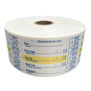 2x3 Dissolvable Food Labels, 1000 Food Container Stickers, Blue Ideal for Fridge Freezer & Pantry, Organize Prepped Meals & Leftovers Easily, Adheres Well, Dissolves Fast with Zero Residue 2x3 Dissolvable Food Labels, 1000 Food Container Stickers, Blue Ideal for Fridge Freezer & Pantry, Organize Prepped Meals & Leftovers Easily, Adheres Well, Dissolves Fast with Zero Residue