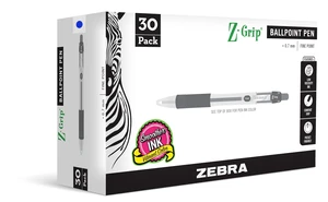 Z-Grip Retractable Ballpoint Pen, Blue Ink, 0.7mm, 30 Bulk-Pack Smooth Writing, Fine Point Tip, Ideal for Planners, Note-Taking, School and Office Supplies, and Everyday Writing (25230) Z-Grip Retractable Ballpoint Pen, Blue Ink, 0.7mm, 30 Bulk-Pack Smooth Writing, Fine Point Tip, Ideal for Planners, Note-Taking, School and Office Supplies, and Everyday Writing (25230)