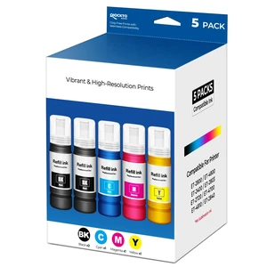 Compatible for EPT522 Ink Refill Bottles Replacement for ET-2800 ET-2400 ET-4800 ET-2803 EPT522 Ink Refill for Eco tank ET2800 ET2400 ET4800 ET2803 ET-2720 ET-4700 ET-4810 ET-2840 Printer, 5 Pack Compatible for EPT522 Ink Refill Bottles Replacement for ET-2800 ET-2400 ET-4800 ET-2803 EPT522 Ink Refill for Eco tank ET2800 ET2400 ET4800 ET2803 ET-2720 ET-4700 ET-4810 ET-2840 Printer, 5 Pack