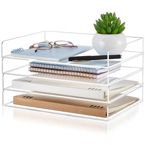 4 Tier Paper Organizer Letter Tray Acrylic Desk File Organizer Heavy Duty Stackable Document, Clear Letter Paper Holder, 12.4 x 8.9 x 1.7 Inches Sorter Office Tray for A4, Home Office Pad 4 Tier Paper Organizer Letter Tray Acrylic Desk File Organizer Heavy Duty Stackable Document, Clear Letter Paper Holder, 12.4 x 8.9 x 1.7 Inches Sorter Office Tray for A4, Home Office Pad