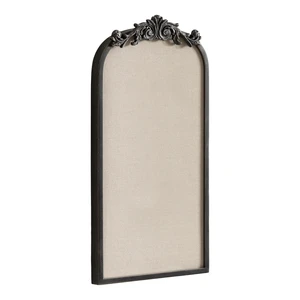 Arendahl Arch Pinboard, 13 x 25, Black, Framed Arched Ornate Vintage Cork Board for Use as Motivational Vision Board or Wall Organizer Arendahl Arch Pinboard, 13 x 25, Black, Framed Arched Ornate Vintage Cork Board for Use as Motivational Vision Board or Wall Organizer