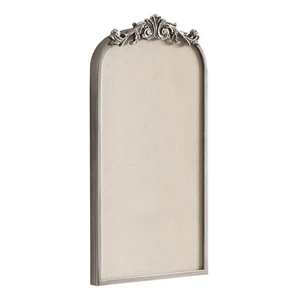 Arendahl Arch Pinboard; 13 x 25; Silver; Framed Arched Ornate Vintage Cork Board for Use as Motivational Vision Board or Wall Organizer Arendahl Arch Pinboard; 13 x 25; Silver; Framed Arched Ornate Vintage Cork Board for Use as Motivational Vision Board or Wall Organizer