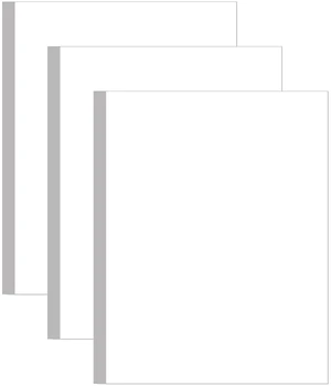 (3-Pack) 7" x 9.25" Blank Print Paper, 300Sheets/600Pages Classic Size Blank Loose-Leaf Paper, DIY Template Printing in Happy Planners (3-Pack) 7" x 9.25" Blank Print Paper, 300Sheets/600Pages Classic Size Blank Loose-Leaf Paper, DIY Template Printing in Happy Planners