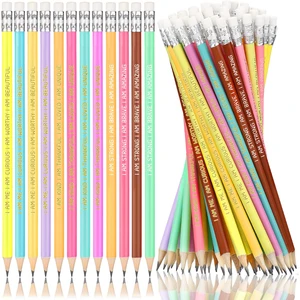 240 Pcs Inspirational Pencil #2 HB Pre Sharpened with Eraser, Pastel Bulk Motivational Pencils for Kids Classroom Rewards, Back to School Teacher Gifts to Students, Positive Supplies 240 Pcs Inspirational Pencil #2 HB Pre Sharpened with Eraser, Pastel Bulk Motivational Pencils for Kids Classroom Rewards, Back to School Teacher Gifts to Students, Positive Supplies