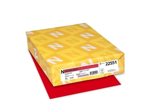 Color Paper, 8.5 x 11, 24 lb/89 gsm, Re-Entry Red, 500 Sheets (21558) Color Paper, 8.5 x 11, 24 lb/89 gsm, Re-Entry Red, 500 Sheets (21558)