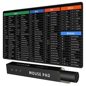Large Mouse Pad Desk Mat with Excel Shortcuts Cheat Sheet, Anti-Slip Keyboard Pad with Multifunctional, Gaming Mousepad, Office Desk Accessories for Computer, MacBook, PC and Laptop Large Mouse Pad Desk Mat with Excel Shortcuts Cheat Sheet, Anti-Slip Keyboard Pad with Multifunctional, Gaming Mousepad, Office Desk Accessories for Computer, MacBook, PC and Laptop