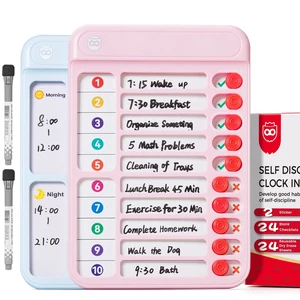 2 Pack Chore Chart for Kids Multiple Kids, Magnetic Checklist Board Slider ADHD Tools to Do List, Daily/Morning/Bedtime Routine Chart Visual Schedule with Dry Erase Sheets and Marker for Fridge 2 Pack Chore Chart for Kids Multiple Kids, Magnetic Checklist Board Slider ADHD Tools to Do List, Daily/Morning/Bedtime Routine Chart Visual Schedule with Dry Erase Sheets and Marker for Fridge