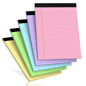 5 pcs Legal Pads 8.5 x 11 Note Pads, Colored Legal Notepads 8.5 x 11 Notebook Wide Ruled Paper, Micro Perforated Writing Pads, Lined Paper Pads for Office Home School, 30 Sheets/Pack 5 pcs Legal Pads 8.5 x 11 Note Pads, Colored Legal Notepads 8.5 x 11 Notebook Wide Ruled Paper, Micro Perforated Writing Pads, Lined Paper Pads for Office Home School, 30 Sheets/Pack