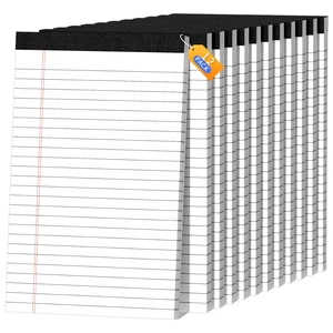 12pcs Legal Pads 5x8 White Note Pads Small Notepads College Ruled Lined Paper Pad 5x8, Portable Note Pads, Small Writing Pads for Meeting Notes, To-Do Lists & Office Work, 30 Sheets/Pack 12pcs Legal Pads 5x8 White Note Pads Small Notepads College Ruled Lined Paper Pad 5x8, Portable Note Pads, Small Writing Pads for Meeting Notes, To-Do Lists & Office Work, 30 Sheets/Pack