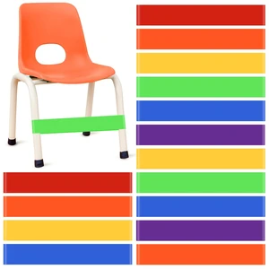 24 Pcs Classroom Chair Bands, Fidget Bands, Rainbow, 1 mm Fidget Chairs and Desks Bands, ADHD Autism Tools, Bounce Flexible Seating for Classroom 24 Pcs Classroom Chair Bands, Fidget Bands, Rainbow, 1 mm Fidget Chairs and Desks Bands, ADHD Autism Tools, Bounce Flexible Seating for Classroom