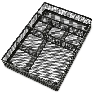 Desk Drawer Organizer Tray,Drawer Organizer for Office and Home,Desk Organizer with Drawers,7 Compartments,Non-Slip Desk Organizers (Black, 12.3" L x 8.3" W x 1.8" H) Desk Drawer Organizer Tray,Drawer Organizer for Office and Home,Desk Organizer with Drawers,7 Compartments,Non-Slip Desk Organizers (Black, 12.3" L x 8.3" W x 1.8" H)