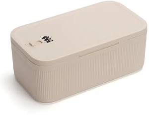 Medicine Lock Box with Code, Lockable Storage Box, Small Lock Box for Medication Safe/Personal Items/Home/Office/Dorm, Navy Grey, Beige Medicine Lock Box with Code, Lockable Storage Box, Small Lock Box for Medication Safe/Personal Items/Home/Office/Dorm, Navy Grey, Beige