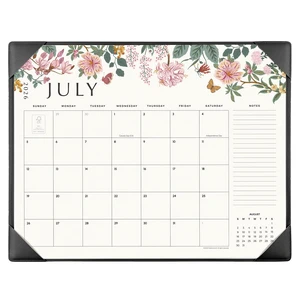 Desk Calendar 2027, Large Desk Pad Calendar 22 x 17" (Black) Large Desk Calendar with Desktop Mat From July 2026 to December 2027, Floral Design Calendar 2026 for Home School and Office Desk Calendar 2027, Large Desk Pad Calendar 22 x 17" (Black) Large Desk Calendar with Desktop Mat From July 2026 to December 2027, Floral Design Calendar 2026 for Home School and Office