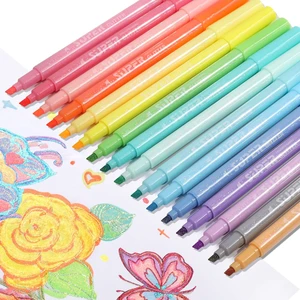 Glitter Highlighters, 16 Pack, Assorted Chisel Tip Aesthetic Markers Smooth Shimmering Pastel Ink Perfect for Bullet Journaling, Bible Study, Adult Coloring, and School Supplies Glitter Highlighters, 16 Pack, Assorted Chisel Tip Aesthetic Markers Smooth Shimmering Pastel Ink Perfect for Bullet Journaling, Bible Study, Adult Coloring, and School Supplies