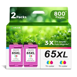 65XL Color Ink Cartridge Replacement for HP Ink 65 HP65 XL HP65XL 2 Color Combo Pack, For 5055 5000 5052 5010 5070 5014 3755 3700 3772 2600 3752 2652 2655 2622 2640 Printers, High-Yield 65XL Color Ink Cartridge Replacement for HP Ink 65 HP65 XL HP65XL 2 Color Combo Pack, For 5055 5000 5052 5010 5070 5014 3755 3700 3772 2600 3752 2652 2655 2622 2640 Printers, High-Yield
