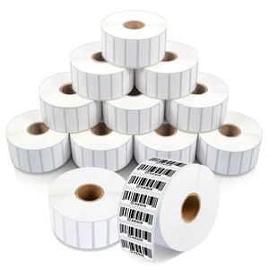 1.5" X 0.5" Direct Thermal Labels (28200 Count, 12 Rolls) Barcode Stickers, File Folder Labels, Shelf Edge Identification - Compatible With Zebra Printers, NOT Rollo Compatible 1.5" X 0.5" Direct Thermal Labels (28200 Count, 12 Rolls) Barcode Stickers, File Folder Labels, Shelf Edge Identification - Compatible With Zebra Printers, NOT Rollo Compatible