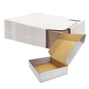 13x10x3 Inch White Shipping Box 20 Pack,Craft Gift Box,Mailing,Packaging Easily Assemble,Lightwight, Shipping,Packaging,Recyclable Storage,E-commerce,Literature Mailing, Luck Top, Corrugated Carton 13x10x3 Inch White Shipping Box 20 Pack,Craft Gift Box,Mailing,Packaging Easily Assemble,Lightwight, Shipping,Packaging,Recyclable Storage,E-commerce,Literature Mailing, Luck Top, Corrugated Carton