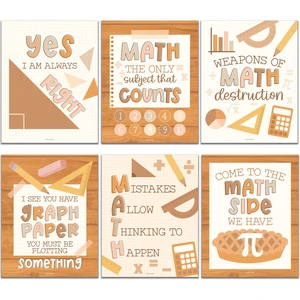 6 Math Posters - Motivational Math Posters for Elementary & Middle School Boho Classroom Must Haves, Inspirational Classroom Decor Poster for High School, Bulletin Board Set Teacher Supply 6 Math Posters - Motivational Math Posters for Elementary & Middle School Boho Classroom Must Haves, Inspirational Classroom Decor Poster for High School, Bulletin Board Set Teacher Supply