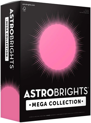 Mega Collection, Colored Paper, Neon Pink, 625 Sheets, 24 lb/89 gsm, 8.5" x 11 - MORE SHEETS! (91673) Mega Collection, Colored Paper, Neon Pink, 625 Sheets, 24 lb/89 gsm, 8.5" x 11 - MORE SHEETS! (91673)