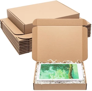 Shipping Boxes 12x9x2 Inches 25 Pack Corrugated Cardboard Brown Box Small Kraft Literature Mailer Packaging Supplies Shipping Boxes 12x9x2 Inches 25 Pack Corrugated Cardboard Brown Box Small Kraft Literature Mailer Packaging Supplies