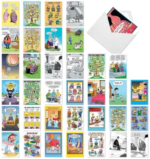 36 Boxed Card Birthday Notecards for Men AC10615BDG-B1x36 Daniel Collins' Guy Humor Celebration Note w/ Envelope Funny Gift for Him - Bulk Card Set 36 Boxed Card Birthday Notecards for Men AC10615BDG-B1x36 Daniel Collins' Guy Humor Celebration Note w/ Envelope Funny Gift for Him - Bulk Card Set