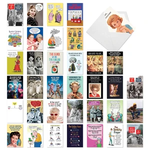 36 Funny Card Birthday Getting Old Men & Women AC10798BDG-B1x36 Funny Humor Aging Notecards w/ Envelopes Bulk Variety Pack Gift Idea Assorted Design 36 Funny Card Birthday Getting Old Men & Women AC10798BDG-B1x36 Funny Humor Aging Notecards w/ Envelopes Bulk Variety Pack Gift Idea Assorted Design