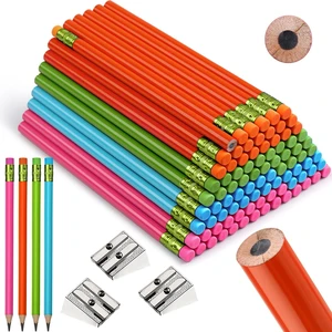 102 Pcs Fat Pencils with Sharpeners for Kids,Colored,Round Thick Jumbo Pencils with Erasers Large Diameter Easy Grip for Preschool Kindergarten Beginner, Back to School Supplies 102 Pcs Fat Pencils with Sharpeners for Kids,Colored,Round Thick Jumbo Pencils with Erasers Large Diameter Easy Grip for Preschool Kindergarten Beginner, Back to School Supplies