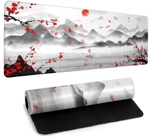 Japanese Cherry Blossom Large Gaming Mouse Pad Sakura Desk Pad Big Mousepad Deskmat Office Decor for Computer 31.5''x11.8'' Desk Organizers and Accessories Japanese Cherry Blossom Large Gaming Mouse Pad Sakura Desk Pad Big Mousepad Deskmat Office Decor for Computer 31.5''x11.8'' Desk Organizers and Accessories