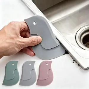 3 Pcs Silicone Penguin Kitchen Scraper, Flexible Dough Cutter & Pot Pan Scraper, Dish Squeegee Grease Cleaning Tool for Baking, Cookware & Sink, Multicolored (Pack of 3) 3 Pcs Silicone Penguin Kitchen Scraper, Flexible Dough Cutter & Pot Pan Scraper, Dish Squeegee Grease Cleaning Tool for Baking, Cookware & Sink, Multicolored (Pack of 3)
