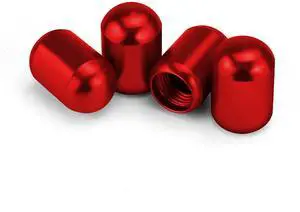 JUSTTOP 4PCS Car Tire Valve Stem Caps, Air Caps Cover, Universal for Cars, SUVs, Bike, Trucks and Motorcycles, Car Wheel & Tire Exterior Accessories-Red JUSTTOP 4PCS Car Tire Valve Stem Caps, Air Caps Cover, Universal for Cars, SUVs, Bike, Trucks and Motorcycles, Car Wheel & Tire Exterior Accessories-Red