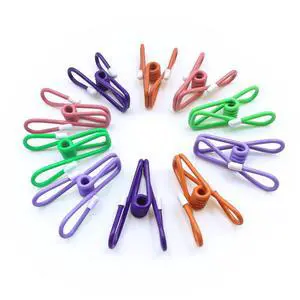 Chip Clips, 10 Pack Colorful Metal Chip Bag Clips with Rubber Caps PVC-Coated Strong Spring Steel Clip for Food Package, Chips Bag, Snack, Clothes pins, Paper, 5 Random Colors 2.2 Inch Chip Clips, 10 Pack Colorful Metal Chip Bag Clips with Rubber Caps PVC-Coated Strong Spring Steel Clip for Food Package, Chips Bag, Snack, Clothes pins, Paper, 5 Random Colors 2.2 Inch