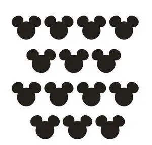 Cartoon Wall Sticker,Cute Animal Wall Art Easy Removable(Black) Cartoon Wall Sticker,Cute Animal Wall Art Easy Removable(Black)
