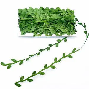 66 Ft Artificial Vines,Green Leaf Gift Wrapping Trim Ribbon,Eucalyptus Leaves Garland Wreath Accessory DIY Craft Party Wedding Home Decoration 66 Ft Artificial Vines,Green Leaf Gift Wrapping Trim Ribbon,Eucalyptus Leaves Garland Wreath Accessory DIY Craft Party Wedding Home Decoration