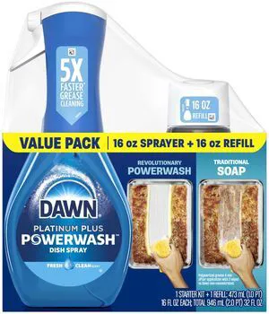 Dawn Platinum Powerwash Dish Spray, Fresh Scent Bundle SK + RF Dawn Platinum Powerwash Dish Spray, Fresh Scent Bundle SK + RF