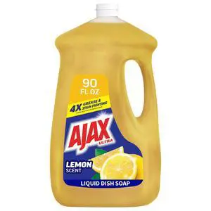 Ajax Ultra Liquid Dish Soap, Super Degreaser, Mess-Free, Easy-Flip Cap, Lemon Scent, 90 fl oz Ajax Ultra Liquid Dish Soap, Super Degreaser, Mess-Free, Easy-Flip Cap, Lemon Scent, 90 fl oz