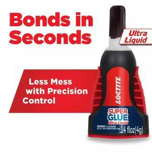 Loctite Super Glue Ultra Liquid Control, Pack of 1, Clear 0.14 fl oz Bottle Loctite Super Glue Ultra Liquid Control, Pack of 1, Clear 0.14 fl oz Bottle
