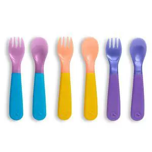 Munchkin Color Reveal Color Changing Toddler Forks and Spoons, 6 Pack Munchkin Color Reveal Color Changing Toddler Forks and Spoons, 6 Pack